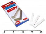 Witte schoolkrijtjes 12 stuks