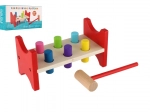 Houten hamertafel met hamertje voor motorische ontwikkeling
