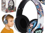 draadloze Bluetooth-hoofdtelefoon met rgb-verlichting en micro‑sd