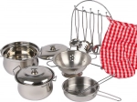Kleine set metalen kookgerei voor kinderen Small Foot Gustav
