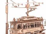 3D houten mechanische puzzel Tram