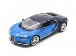 rc auto bugatti chiron 1:14 met led en 2,4 ghz van rastar – blauw