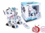 RC robotische hond met licht- en geluidseffecten, USB-opladen, 23 cm
