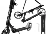 Stedelijke opvouwbare step met grote wielen 200 mm en voetrem