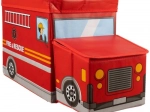 Textiele speelgoedbox brandweerauto
