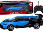 Afstandsbediening raceauto blauw 1:16