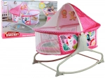 Multifunctioneel Kinderbed met Schommel 2in1 in Roze Kleur