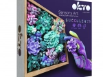 OKTO Tenderness creatieve boetseerset – vetplanten in houten lijst 21 × 21 cm
