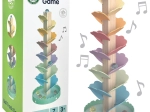 Houten knikkerboom WOOPIE GREEN – muzikale regenboog-knikkerbaan Montessori
