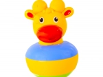 Onomvalbaar giraffespeeltje met belletje (roly-poly)