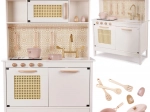 Houten kinderkeuken mdf retro boho 100 cm met accessoires