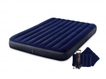 Intex luchtmatras met handpomp en kussens 203 x 152 x 25 cm