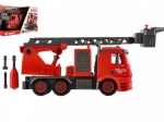 Schroefbaar brandweerauto 36 cm met licht en geluid, spuit water