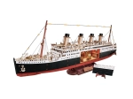 RoboTime 3D houten puzzel – eeuwige overtocht over de Atlantische Oceaan 1912 (model van een oceaanstomer met LED)