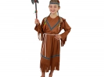 Kinder carnavalskostuum indiaans meisje met hoofdband, maat M