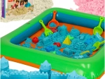 Kinetisch zand in doos 1 kg zandbak - 27 delen