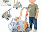 Houten loopwagen met werkbank TOOKY TOY