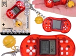 Mini game-sleutelhanger met retrospellen en belletje