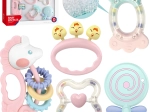 Set sensorische bijtringen en rammelaars WOOPIE Baby