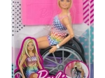 Barbie Fashionistas pop met rolstoel in geruite outfit