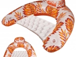Opblaasbare waterstoel in oranje kleur