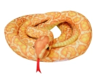Pluchen Slang Goud 110 cm