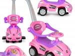 Kinder loopfiets 3-in-1 Deluxe met stuur en muzikaal paneel - roze