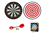Dubbelzijdig magnetisch dartbord 15 cm met 3 pijltjes