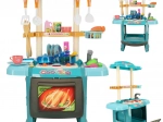 Leuke kinderkookset met oven, branders, geluiden en lichten