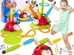 Woopie interactieve 3-in-1 game voor kinderen – springstok, raketlanceerder en ringwerpen Biedronka
