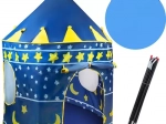 Kindertent – blauw kasteel voor in huis en in de tuin