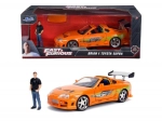 Fast & Furious Toyota Supra 1995 1:24 met Brian O’Conner figuur