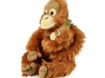 Pluchen orang-oetan met jong 28 cm ECO-FRIENDLY