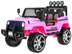 Kinder terreinwagen Raptor Drifter 4x4 roze met afstandsbediening, LED en MP3