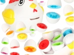 Educatieve puzzel Kip met eivormensorteerder