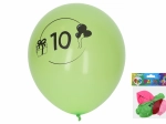 Opblaasbare ballonnen 30 cm met nummer 10 – set van 5 stuks