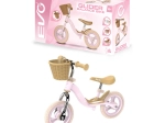 EVO kinderloopfiets Glider roze met mandje