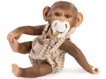 Realistische babyaap met volledig vinyllichaam 32 cm