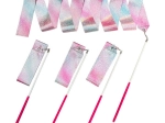 Pastelkleurig lint voor gymnastiek en dans