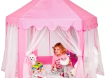 Roze kindertent Kruzzel – sprookjesachtig paleis voor thuis en in de tuin