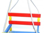 Houten gekleurde schommel met veiligheidsbeugel
