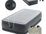 Opblaasbaar luchtbed voor één persoon 191 × 99 cm met elektrische pomp Intex Deluxe