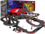 14 meter lange racebaan voor kinderen van 3-8 jaar, snelheidsregeling en 2 auto’s