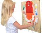 Masterkidz wand-sensomotorisch bord mondhygiëne mond flex montessori