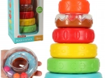 Sensorische Montessori stapeltoren met ringen
