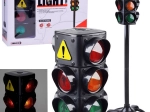 Grote kinderverkeerslicht met geluid en licht