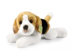 Pluchen beagle hond liggend 30 cm eco-friendly