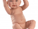 Llorens New Born meisje – realistische babypop, volledig vinyl lichaam 40 cm