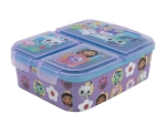 Paarse lunchbox Gabby's Dollhouse met 3 vakken