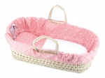 Petitcollin draagtas van raffia Corail Étoilé voor poppen